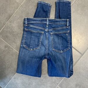 rag & bone Nina High-Rise Skinny Jeans in Irving 26